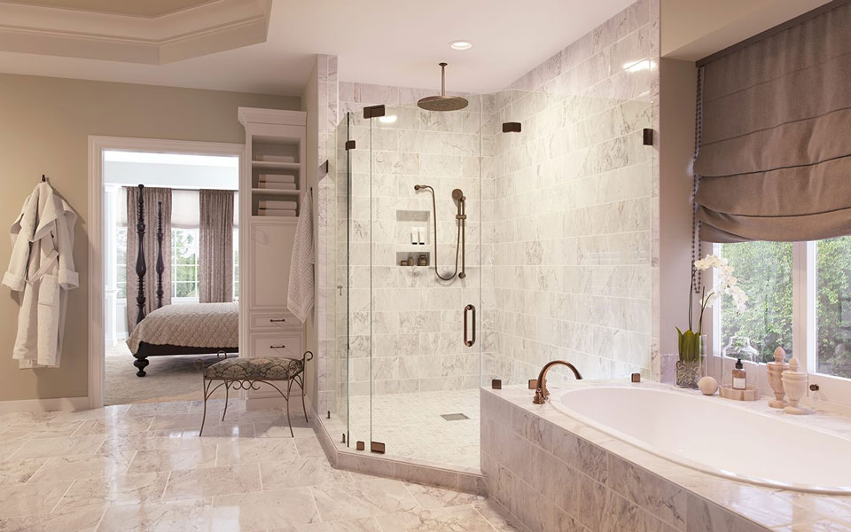 Basco shower enclosures from Swartz Kitchens and Baths